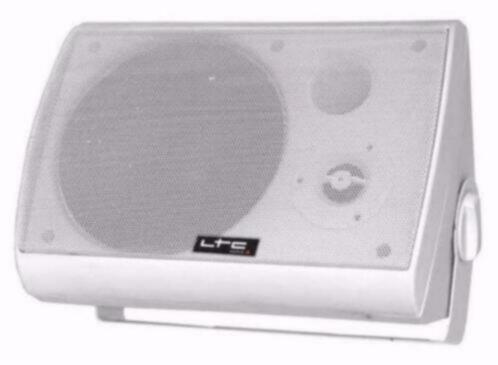 100 Volt of 8 Ohm 2 weg speakers 30 Watt Wit [2012-B], Audio, Tv en Foto, Luidsprekerboxen, Nieuw, Overige typen, Ophalen of Verzenden