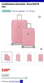 SUITSUIT Caretta - Set van 2 koffers - Roze 74/65cm, Ophalen, Zo goed als nieuw