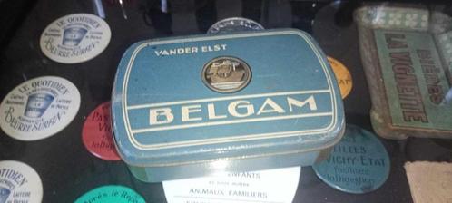 Belgam Vander Elst Tabaksdoos, Verzamelen, Rookartikelen, Aanstekers en Luciferdoosjes, Gebruikt, Tabaksdoos of Verpakking, Ophalen of Verzenden