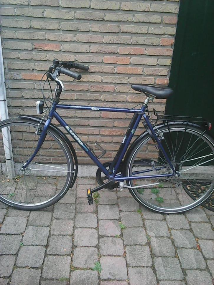 herenfiets ludo 28 inch, Fietsen en Brommers, Fietsen | Heren | Sportfietsen en Toerfietsen, Zo goed als nieuw, Minder dan 10 versnellingen
