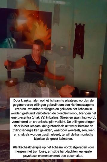 Sound &Reiki healing ,massage- gelaatsverzorging  beschikbaar voor biedingen