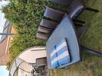 Tuintafel, stoelen,bank, Tuin en Terras, Tuinhuizen, Ophalen, Zo goed als nieuw