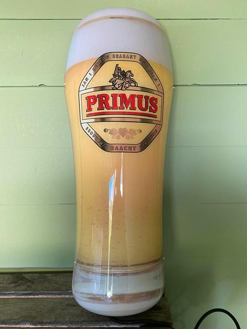 boîte à lumière Primus vintage, Collections, Marques de bière, Comme neuf, Enlèvement