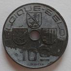 Belgium 1943 - 10 Cent Zink FR/VL - Leopold III/Morin 493/Pr, Postzegels en Munten, Munten | België, Losse munt, Verzenden
