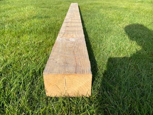 Poutres en bois robustes 225 cm x 12 cm x 8 cm, Bricolage & Construction, Bois & Planches, Comme neuf, Poutre, Épicéa, 200 à 250 cm