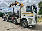 DAF CF 480 8x4 HOOKLIFT + CRANE (19m!) EFFER 205 / 6S + WINC, Auto's, Automaat, Achterwielaandrijving, Euro 6, Overige kleuren