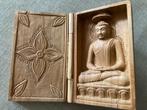 Myanmar - Bouddha - sculpture sur bois - livres miniatures, Enlèvement