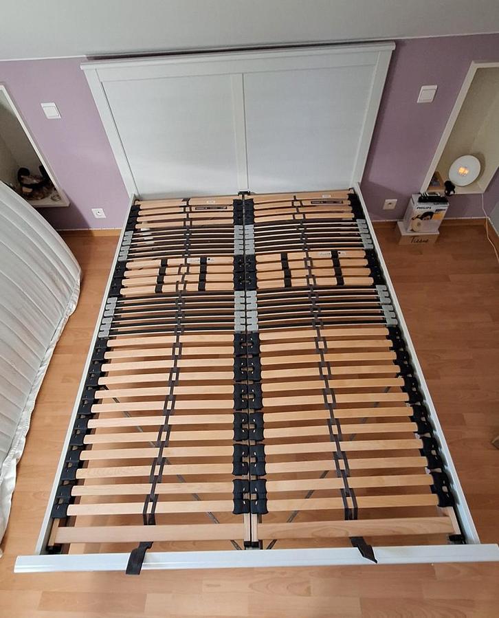 Lit complet 140x200cm, Maison & Meubles, Chambre à coucher | Lits, Réglable, Enlèvement