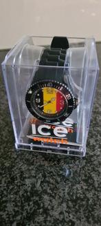 Regardez Ice Watch - Ice World Drapeau belge Like new Pass, Enlèvement ou Envoi, Comme neuf, Noir, Garçon ou Fille