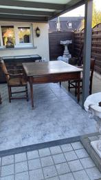 Antieke bureau met stoelen, Antiek en Kunst, Ophalen