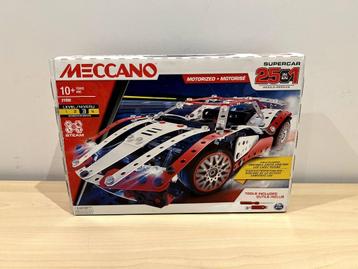 Meccano 25-in-1 Gemotoriseerde Supercar – Bouwset, Enlèvement, Utilisé