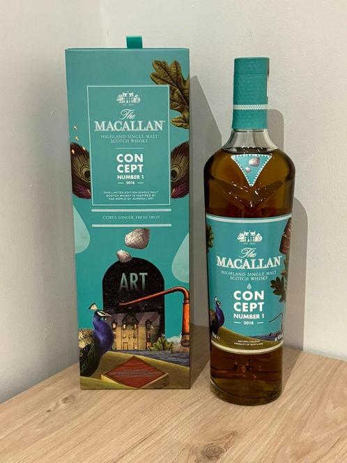 Whisky - The Macallan Concept 1 - NIEUW, Verzamelen, Wijnen, Nieuw, Overige typen, Overige gebieden, Vol, Ophalen of Verzenden