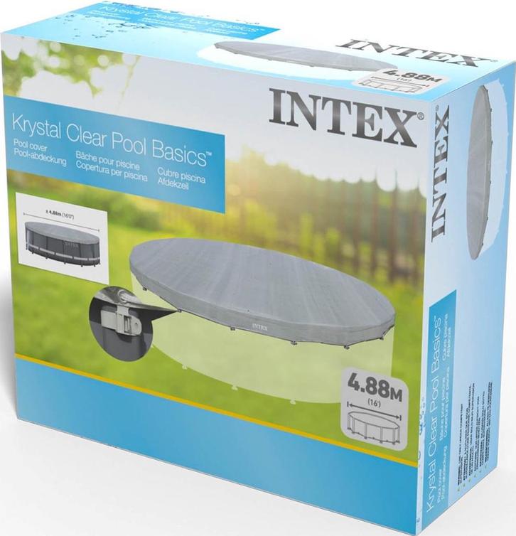Intex afdekzeil voor frame pools 488 cm, Tuin en Terras, Zwembad-toebehoren, Nieuw, Afdekzeil, Ophalen of Verzenden
