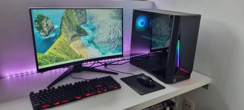 Budget Game Setup (Ryzen 5 2600, 16GB DDR4, 500GB, 144 Hz), Computers en Software, Desktop Pc's, Gebruikt, 3 tot 4 Ghz, SSD, 16 GB