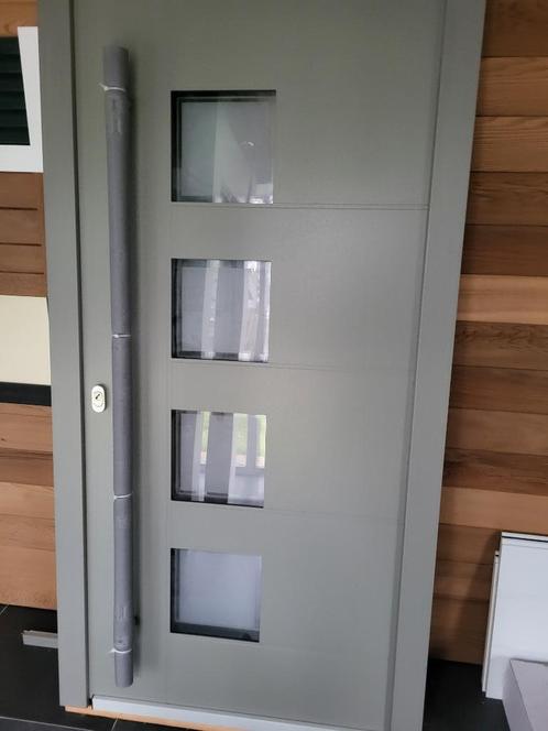 PVC voordeur, Doe-het-zelf en Bouw, Deuren en Vliegenramen, Nieuw, Buitendeur, Glas, Kunststof, Ophalen