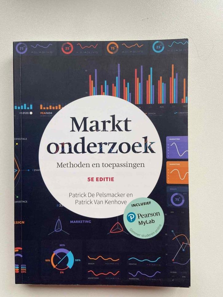 Marktonderzoek (3de Bach HIR UGent), Boeken, Economie, Management en Marketing, Ophalen