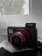 Canon PowerShot SX210 IS – Paars | Vintage Trendcamera, Audio, Tv en Foto, Ophalen, Zo goed als nieuw, Compact, Canon