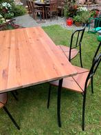 Tafel met vier stoelen, Huis en Inrichting, Tafels | Eettafels, Ophalen