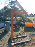 Pallethaak voor bouwkraan., Ophalen