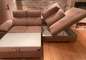 bruine zetel / sofa beschikbaar voor biedingen