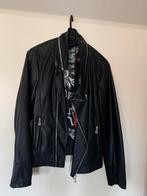 Zwart jasje Desigual maat 38 lederlook, Maat 38/40 (M), Verzenden, Zwart, Jasje