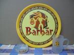 Barbar Barbãr - Plateau - Glas - Bier - Brouwerij Lefebvre, Verzamelen, Biermerken, Overige merken, Glas of Glazen, Ophalen of Verzenden