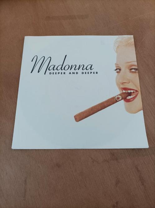 Vinyl single Madonna Deeper and Deeper, Cd's en Dvd's, Vinyl | Pop, Zo goed als nieuw, Ophalen of Verzenden