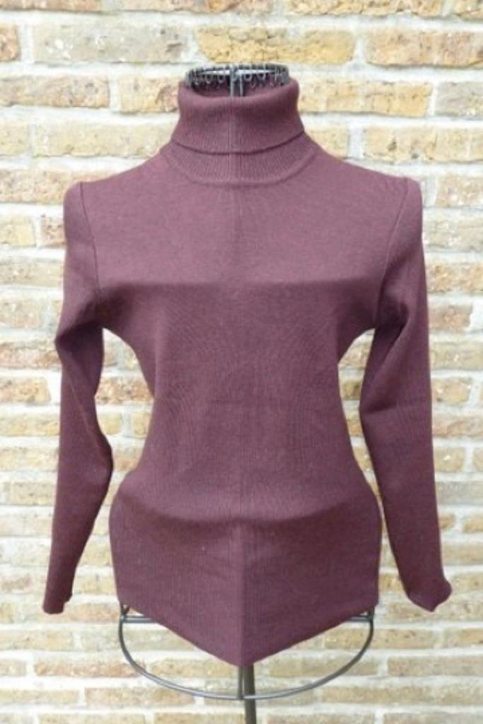 Bordeaux aansluitende trui " Long Island " small, Kleding | Dames, Truien en Vesten, Zo goed als nieuw, Ophalen of Verzenden