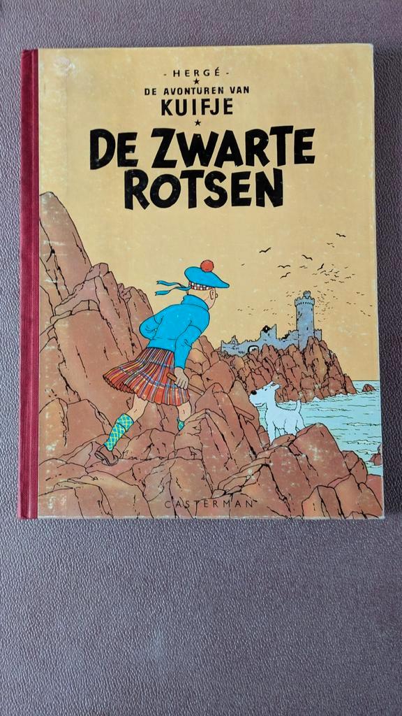 Kuifje – De Zwarte Rotsen (facsimile 1987, Casterman) – Zeer, Boeken, Stripverhalen, Ophalen of Verzenden