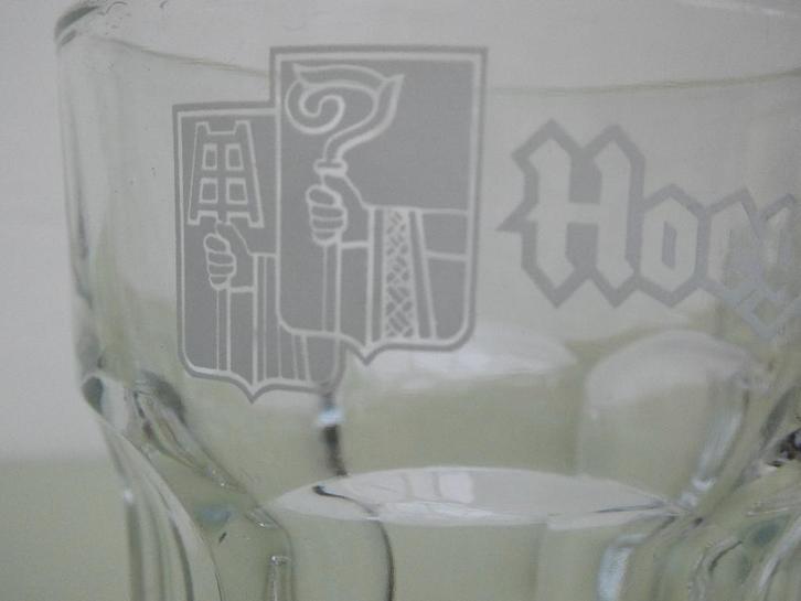 Quatre verres à bière Hoegaarden blancs, Collections, Verres & Petits Verres, Neuf, Verre à bière, Enlèvement ou Envoi