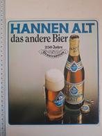 Oude grote sticker brouwerij Hannen Alt bier, Ophalen of Verzenden, Zo goed als nieuw