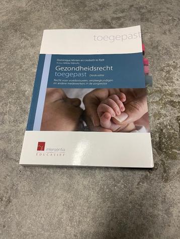 Gezondheidsrecht toegepast derde editie (Minten & te Rijdt) beschikbaar voor biedingen