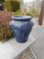 blauwe tuinpot, Jardin & Terrasse, Vases de jardin, Enlèvement, Utilisé