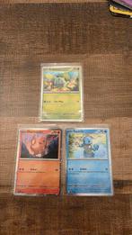 Pokemon 3 starters black star promo NM, Hobby en Vrije tijd, Verzamelkaartspellen | Pokémon, Ophalen of Verzenden