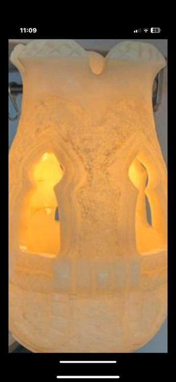 Magnifique lampe en albâtre, Enlèvement, Comme neuf