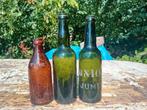 Oude vintage bierflessen brouwerij Union Jumet, Ophalen of Verzenden, Gebruikt