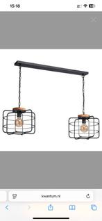 Wood hanglamp industrieel, Ophalen, Zo goed als nieuw, Metaal, Industrieel