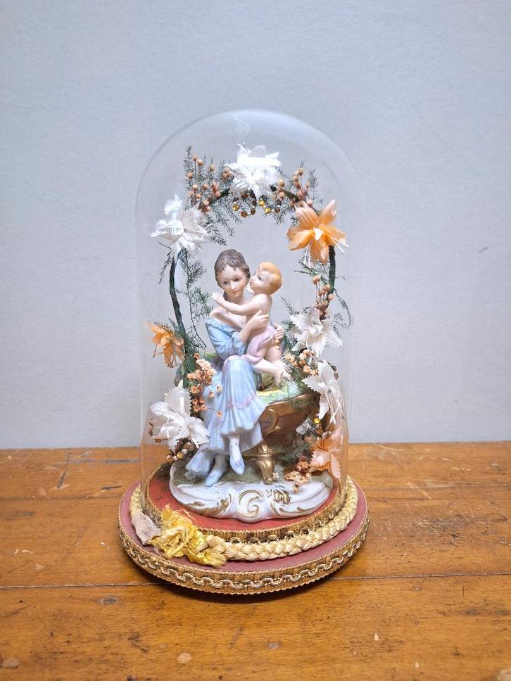 Stolp met fijn, kleurrijk tafereel, Antiek en Kunst, Curiosa en Brocante, Ophalen