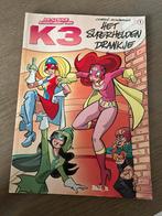 K3 strip Het superheldendrankje Karen, Kristel en Josje 2009, Gelezen, Eén stripboek, Ophalen of Verzenden, Charel Cambré