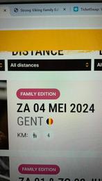 Strong Viking Family edition Gent 4 mei 4 km, Sport en Fitness, Verzenden
