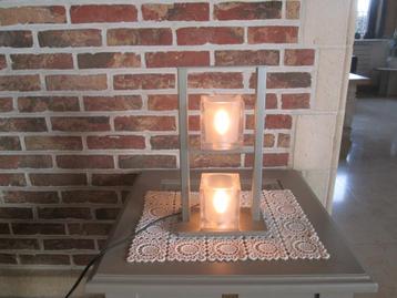 lamp met dimmer (precies kaarsjes) van linea verdace, Enlèvement, Comme neuf