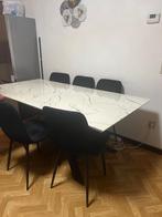 Eettafel zonder stoelen, Huis en Inrichting, Ophalen, Gebruikt, Vijf personen of meer, Rechthoekig