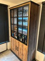 Dressoir en vitrinekast ‘OWEN’, Huis en Inrichting, Ophalen, Zo goed als nieuw