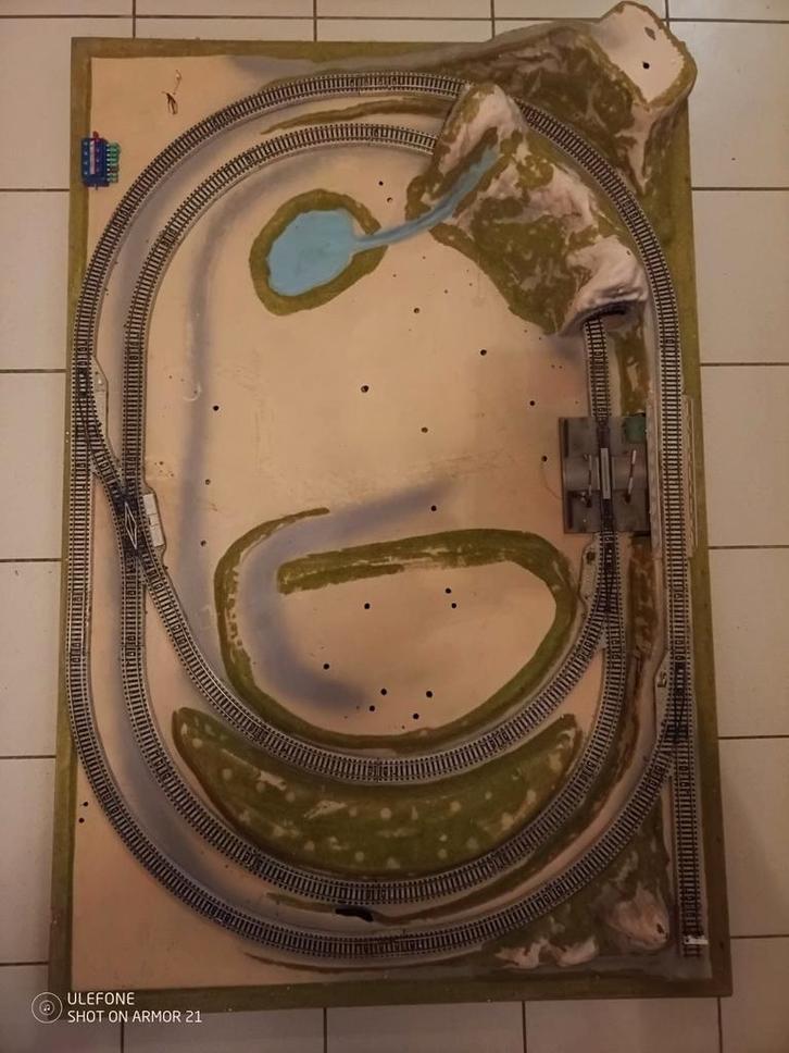 Panneau trains ho 1/87., Hobby en Vrije tijd, Modelbouw | Overige, Gebruikt, Ophalen