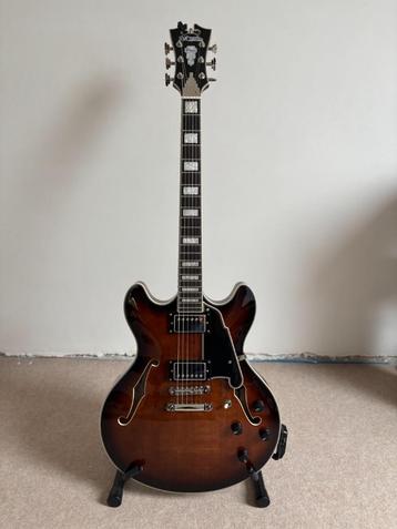 D'Angelico Premier DC Brown Burst semi-hollow gitaar – Nieuw beschikbaar voor biedingen