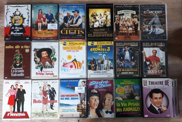 Collection d'environ 50 DVD tous styles (voir photos), Cd's en Dvd's, Dvd's | Tv en Series, Zo goed als nieuw, Ophalen of Verzenden