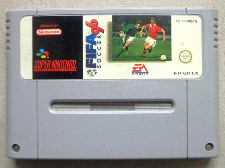 FIFA Soccer 96 voor de Europese Super Nintendo, Games en Spelcomputers, Games | Nintendo Super NES, Gebruikt, Ophalen of Verzenden