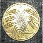 Allemagne 5 reichspfennig, 1936 « F » — Stuttgart, Timbres & Monnaies, Monnaies | Europe | Monnaies non-euro, Enlèvement ou Envoi
