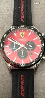 Ferrari uurwerk, Handtassen en Accessoires, Horloges | Heren, Overige merken, Staal, Polshorloge, Nieuw