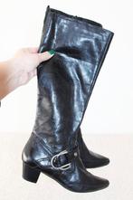 Belles bottes en cuir Orizonte s7 (taille 36) €55, -, Orizonte, Comme neuf, Bottes hautes, Noir